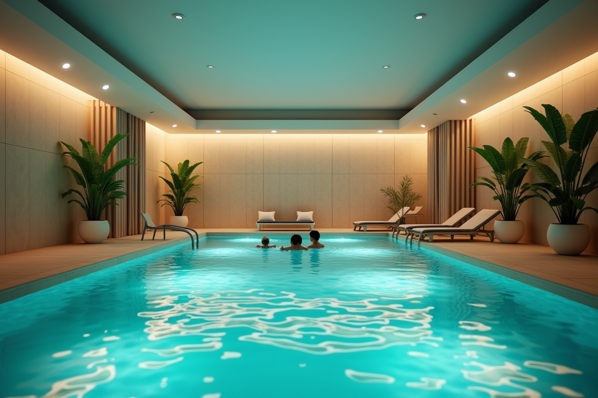 éclairage piscine
