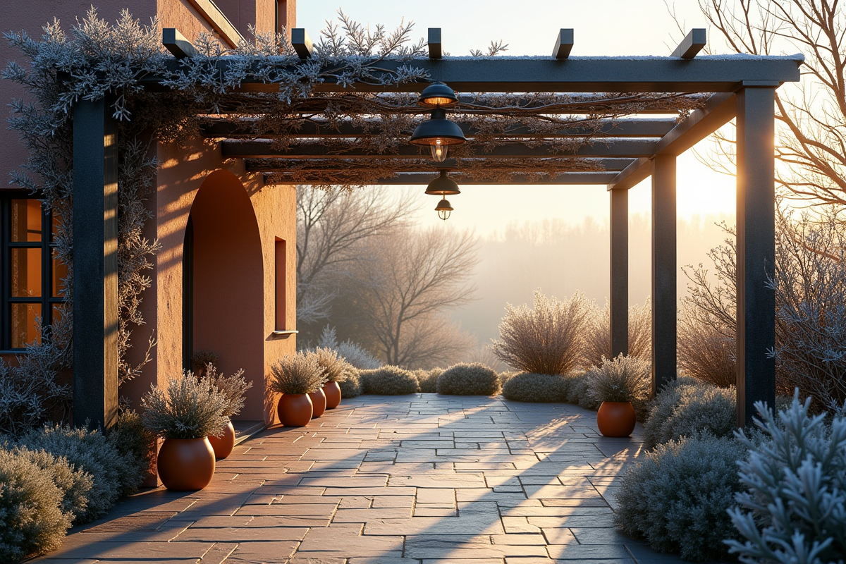 pergola hiver